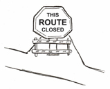 route closed